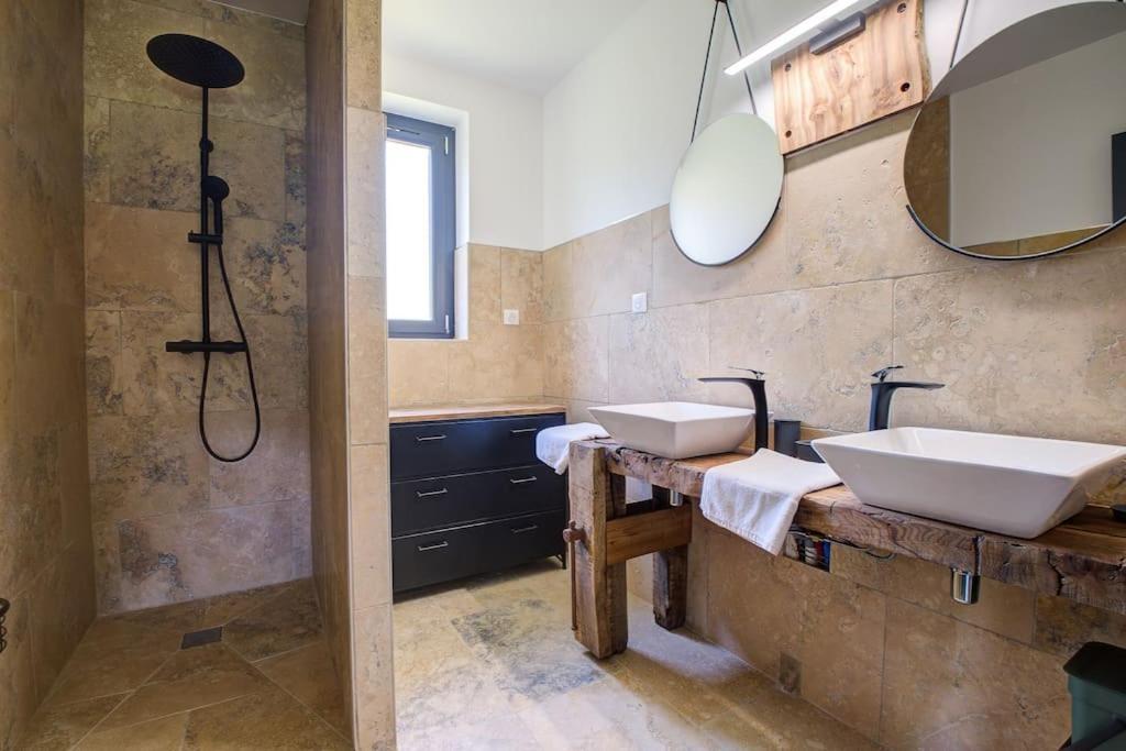 Вилла Combe Jolie Clim, Piscine & Jacuzzi Сен-Венсан-де-Коссе Экстерьер фото