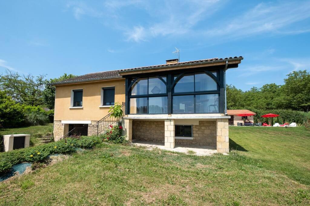Вилла Combe Jolie Clim, Piscine & Jacuzzi Сен-Венсан-де-Коссе Экстерьер фото
